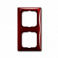 Рамка 2 поста BASIC55, foyer-red |  код. 1725-0-1517 |  ABB